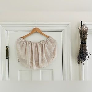 Express Blush Pink Floral Banded Tube Top